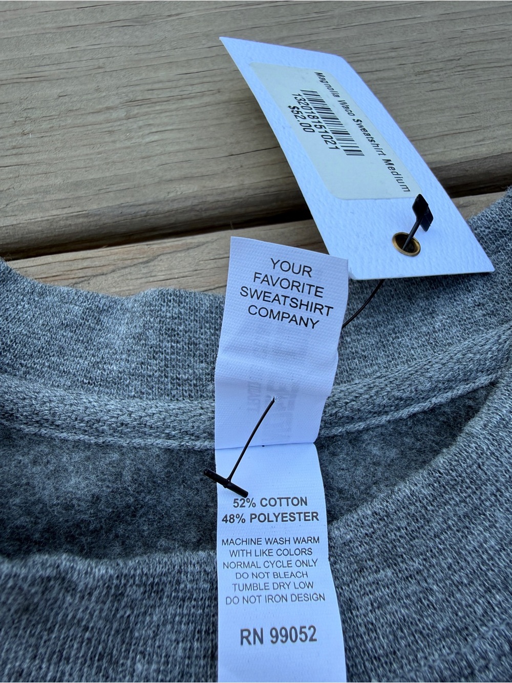 Magnolia Waco TX Gray Crewneck Sweatshirt - Picture 4 of 11